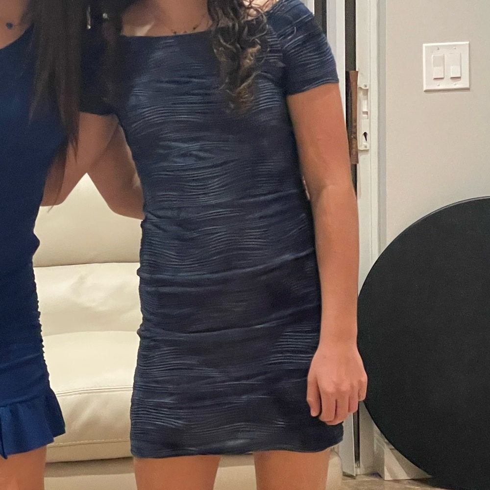 Elegant Navy Kids Formal Dress